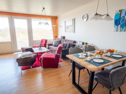 Posezení v ubytování Strandnahe Fewo inkl Pool, Whirlpool, Sauna & Strandkorb 234