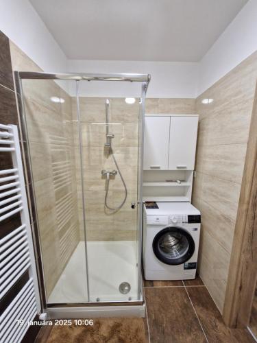 Koupelna v ubytování TRIGINTA apartment