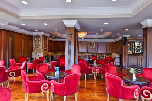 Ruang duduk di Buyuk Abant Hotel