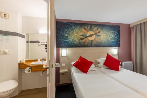 Koupelna v ubytování HÔTEL ÉDEN - Metz Nord - Woippy - Porte du Luxembourg - A31