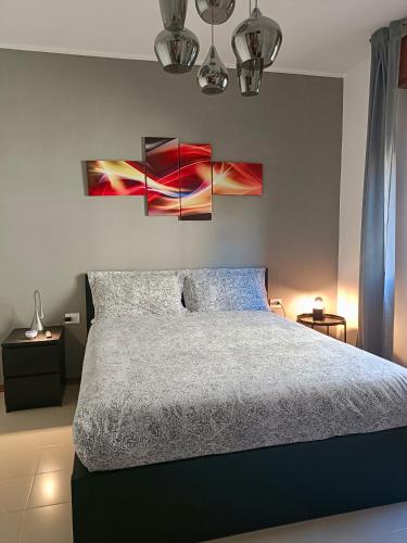 Ένα ή περισσότερα κρεβάτια σε δωμάτιο στο Residenza Palmina