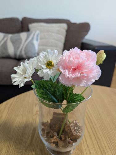 Χώρος καθιστικού στο Beautiful apartment with seaview! Top 7th floor Free parking!