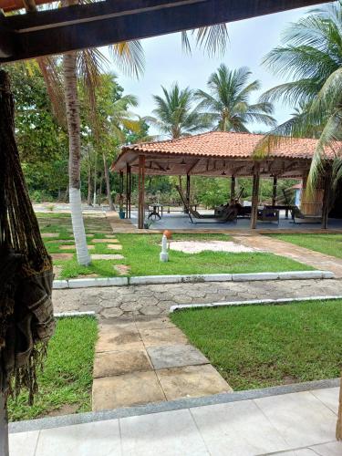 Jardín al aire libre en Orla Nautica