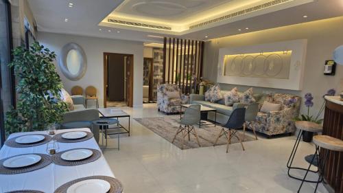 Posezení v ubytování lANTANA RESORTS منتجعات لانتانا