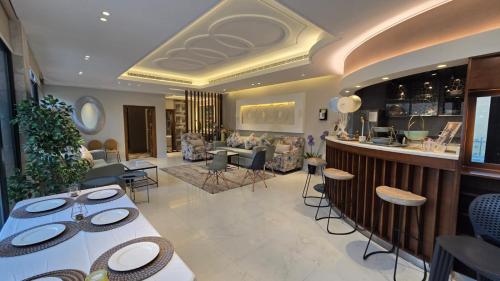 Posezení v ubytování lANTANA RESORTS منتجعات لانتانا
