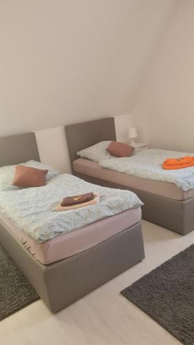 Katil atau katil-katil dalam bilik di Ferienwohnung A&P