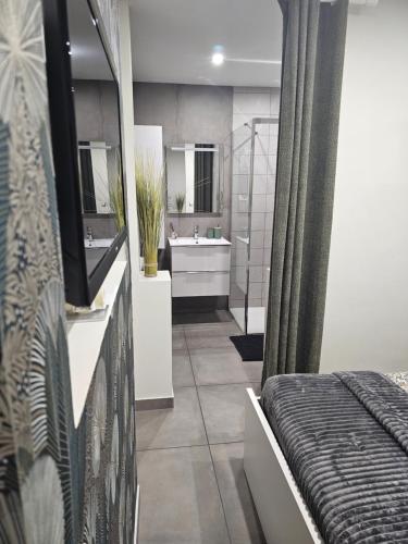 Kúpeľňa v ubytovaní Studio meublé - Comme à la maison