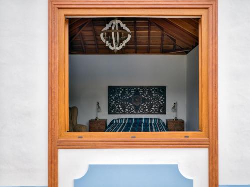 Ένα ή περισσότερα κρεβάτια σε δωμάτιο στο Villas Morera