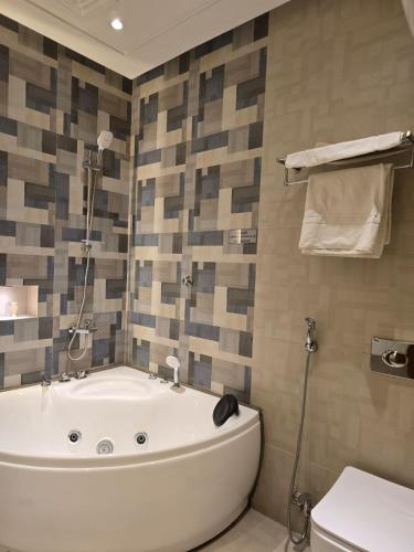Koupelna v ubytování lANTANA RESORTS منتجعات لانتانا