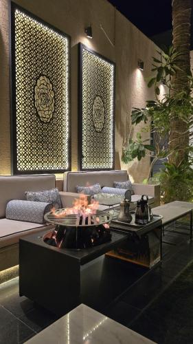 Posezení v ubytování lANTANA RESORTS منتجعات لانتانا