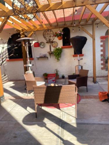 Χώρος καθιστικού στο Casa Natla