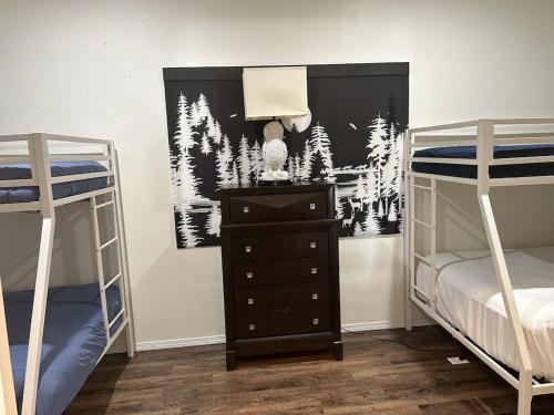 A bed or beds in a room at King Resort