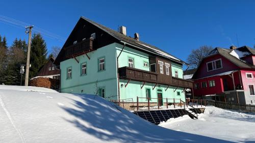 冬のDomeček Lyžákuの様子