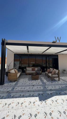 Zona de estar de w private camp