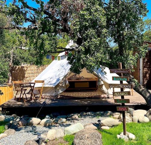 Zahrada ubytování Glamping Alma de Montaña