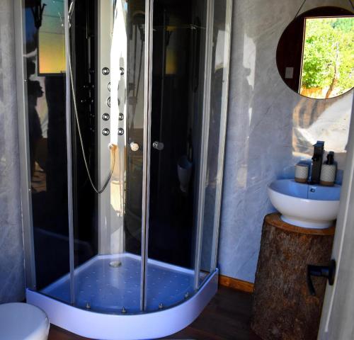 Koupelna v ubytování Glamping Alma de Montaña