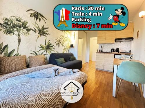 Botanique Disney 10min Gare 2min Paris 30min