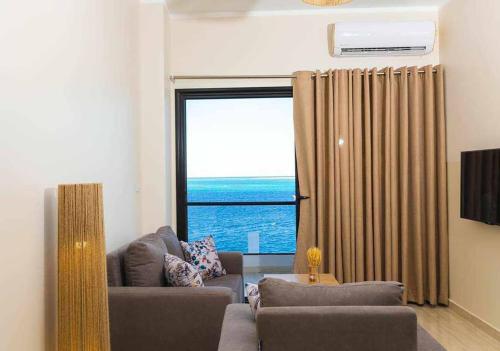 Zona d'estar a BLUE ViEW SUiTES