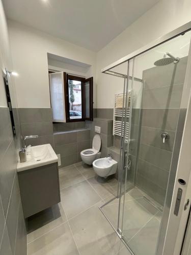 Koupelna v ubytování B&B Stazione Nord
