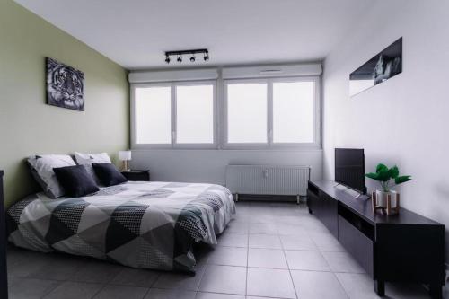 L'Escapade Dardilly, Studio confort pour pros, parking privé