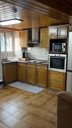 Dapur atau dapur kecil di Casa da Ti Cristina