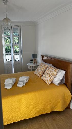 Katil atau katil-katil dalam bilik di Casa da Ti Cristina