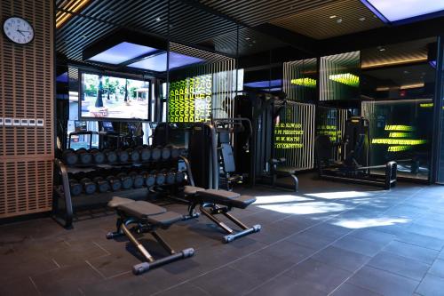 Fitness centrum a/nebo fitness zařízení v ubytování Renaissance Beijing Haidian Hotel