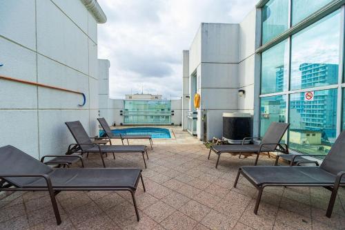 Μπαλκόνι ή βεράντα στο LFlats Hotel Oscar Freire