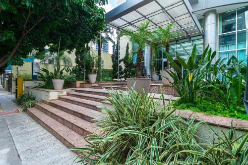 Κήπος έξω από το LFlats Hotel Oscar Freire