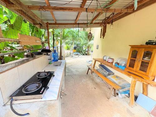 Zahrada ubytování Anerose Homestay