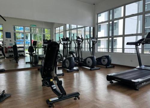 Fitness centrum a/nebo fitness zařízení v ubytování Grand View House GVH