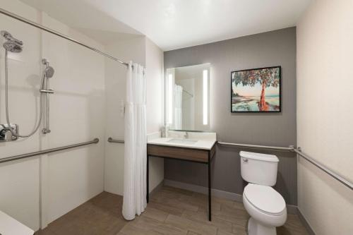 Ένα μπάνιο στο Hilton Garden Inn Tallahassee