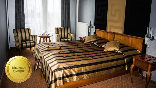 Katil atau katil-katil dalam bilik di Duna Relax Hotel Ráckeve