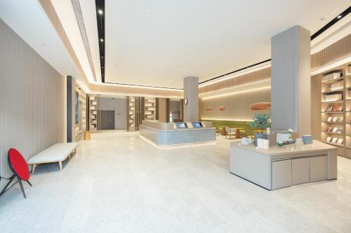 JI Hotel Foshan Qiandeng Lake Branchにあるシーティングエリア