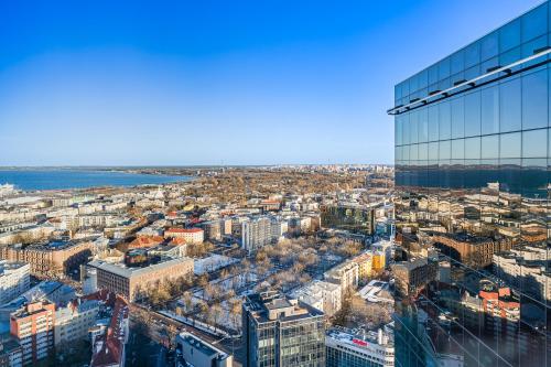 Γενική άποψη της πόλης Ταλίν ή θέα της πόλης από  αυτό το διαμέρισμα