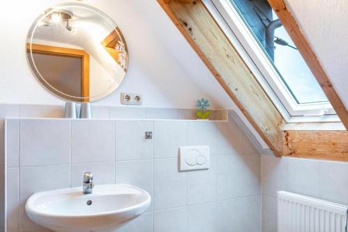 Koupelna v ubytování Fewo Edith