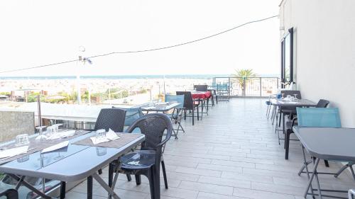 Balkón nebo terasa v ubytování Hotel Blumen