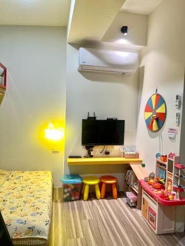 Televisyen dan/atau pusat hiburan di Beauty Chen's House #3