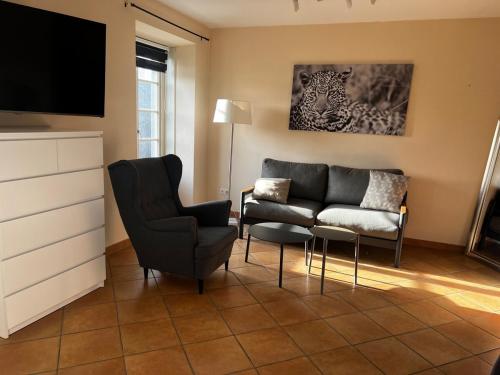 Χώρος καθιστικού στο 2 rooms in Bardowick near Lüneburg