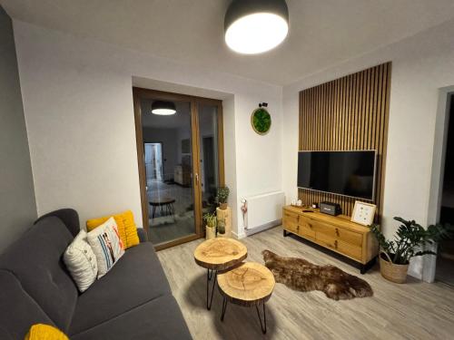 Ruang duduk di Apartmán Vista Rokytnice