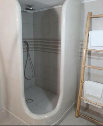 Ванная комната в Villa Perla, Luxury villa with private jacuzzi
