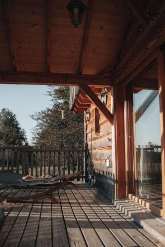 Balkón nebo terasa v ubytování Chateau de Memanat