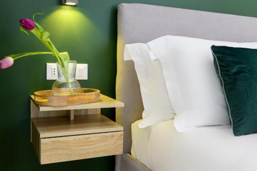 Cama o camas de una habitación en Tolu Relais