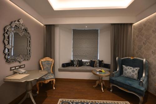 Zona de estar de Anantara Jewel Bagh Jaipur