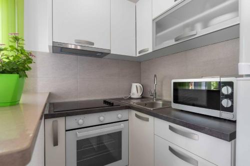 Kuchyňa alebo kuchynka v ubytovaní Studio Apartment Sekula