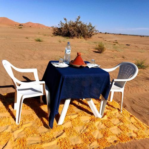 Naturlandskabet i nærheden af luksusteltet