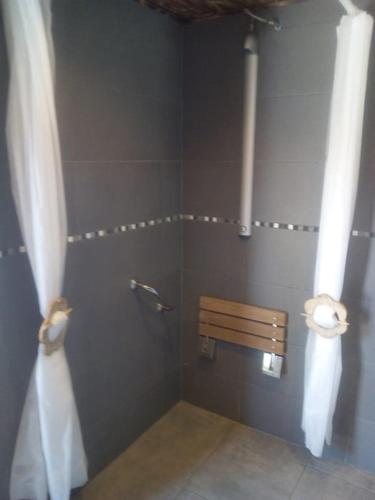 Ένα μπάνιο στο Cabane en bois POD 2