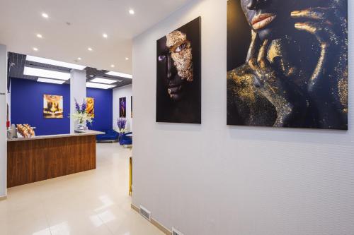 Ο χώρος του λόμπι ή της ρεσεψιόν στο Baltic Cliff Apartamenty