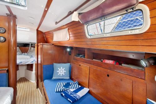 una vista de la cabina de un barco en Ventisquero, en Puerto de Tazacorte