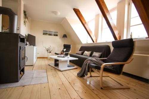 Kuchyň nebo kuchyňský kout v ubytování Haus Steffchen - Gemütliche Auszeit nahe der Ostsee
